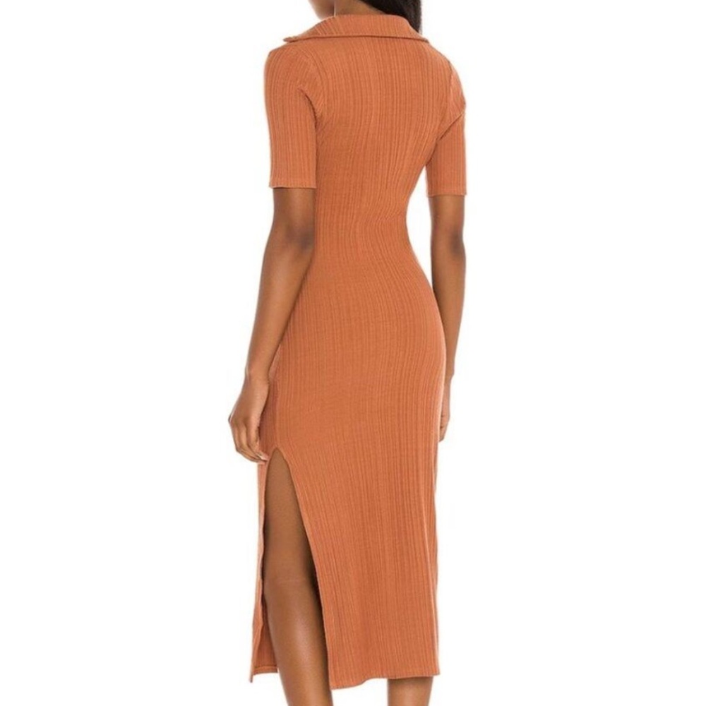 House of Harlow 1960 x Sofia Richie Inaya Dress in Terracotta - Picture 3 of 3